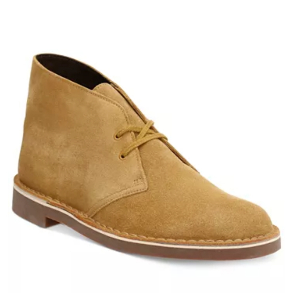 Clarks Bushachre 2 Men's Chukka Boot Wheat Suede